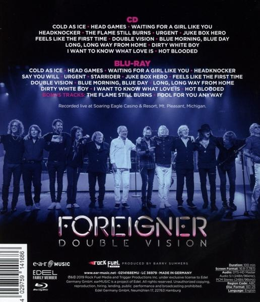 Foreigner And Vision:Then Now (Blu-ray) Double - -