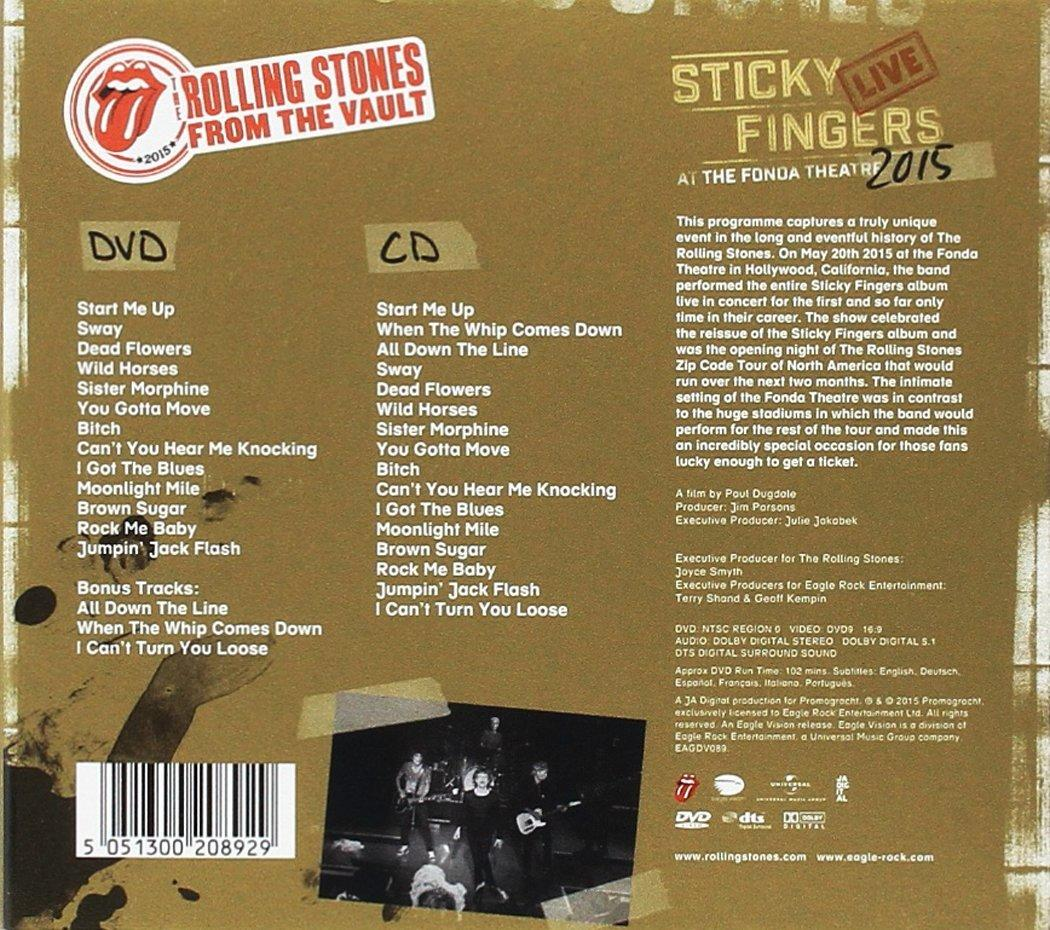 The Rolling Stones - From the Vault: Sticky Fingers Live 2015 [DVD + CD]