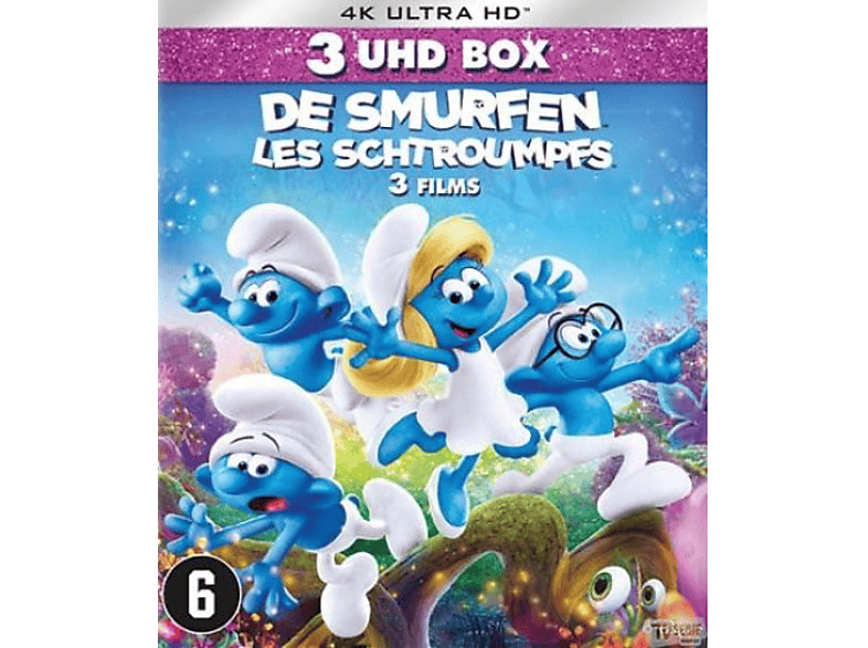 De Smurfen 1 - 3 4K Blu-ray