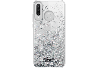 WHITE DIAMONDS Sparkle Silver Stars - Coque (Convient pour le modèle: Huawei P30 Lite)