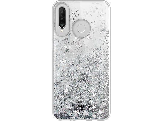 WHITE DIAMONDS Sparkle Silver Stars - Custodia (Adatto per modello: Huawei P30 Lite)