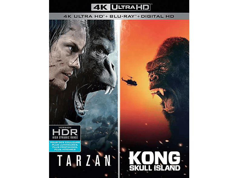 Kong: Skull Island / Tarzan 4K Blu-ray