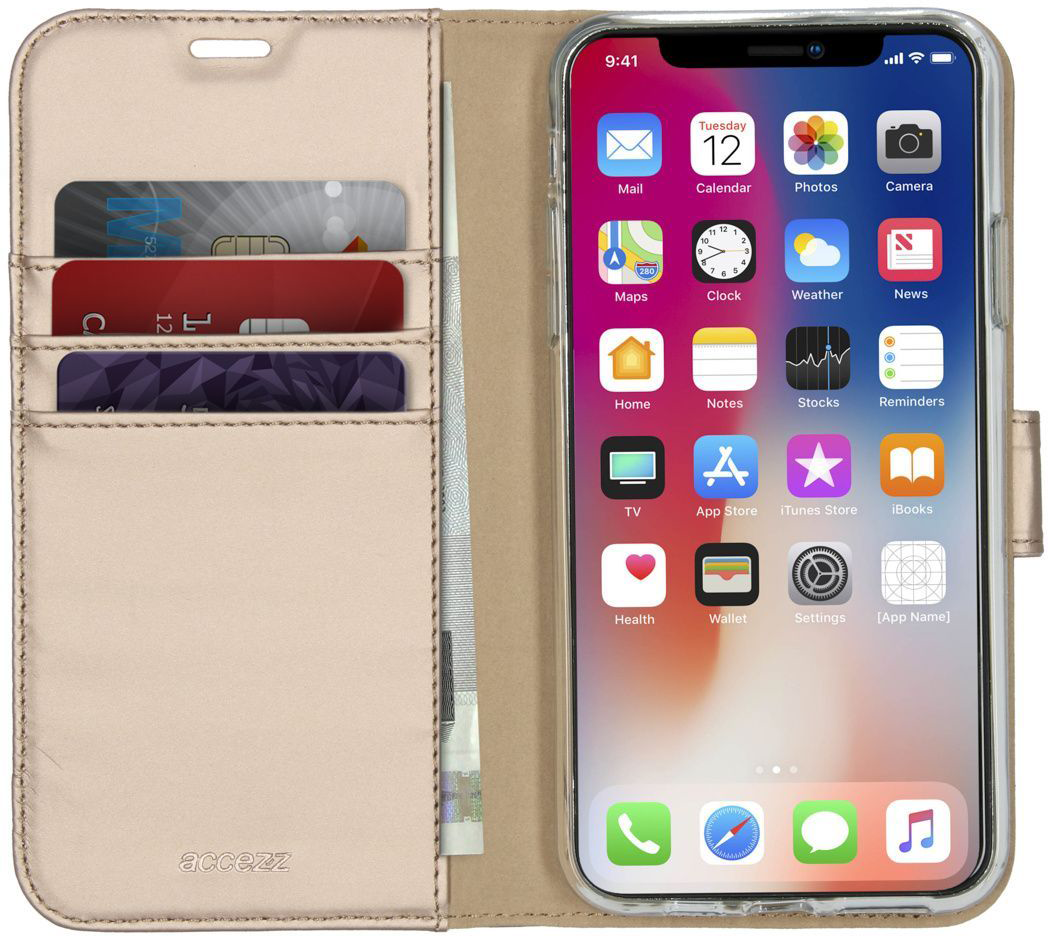 ACCEZZ Booklet Wallet iPhone 11 Pro Max Goud 