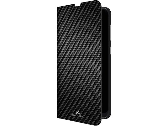 BLACK ROCK Flex Carbon - Étui portefeuille  (Convient pour le modèle: Samsung Galaxy A50)