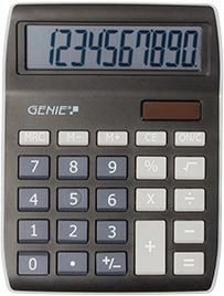 GENIE 840BK Taschenrechner