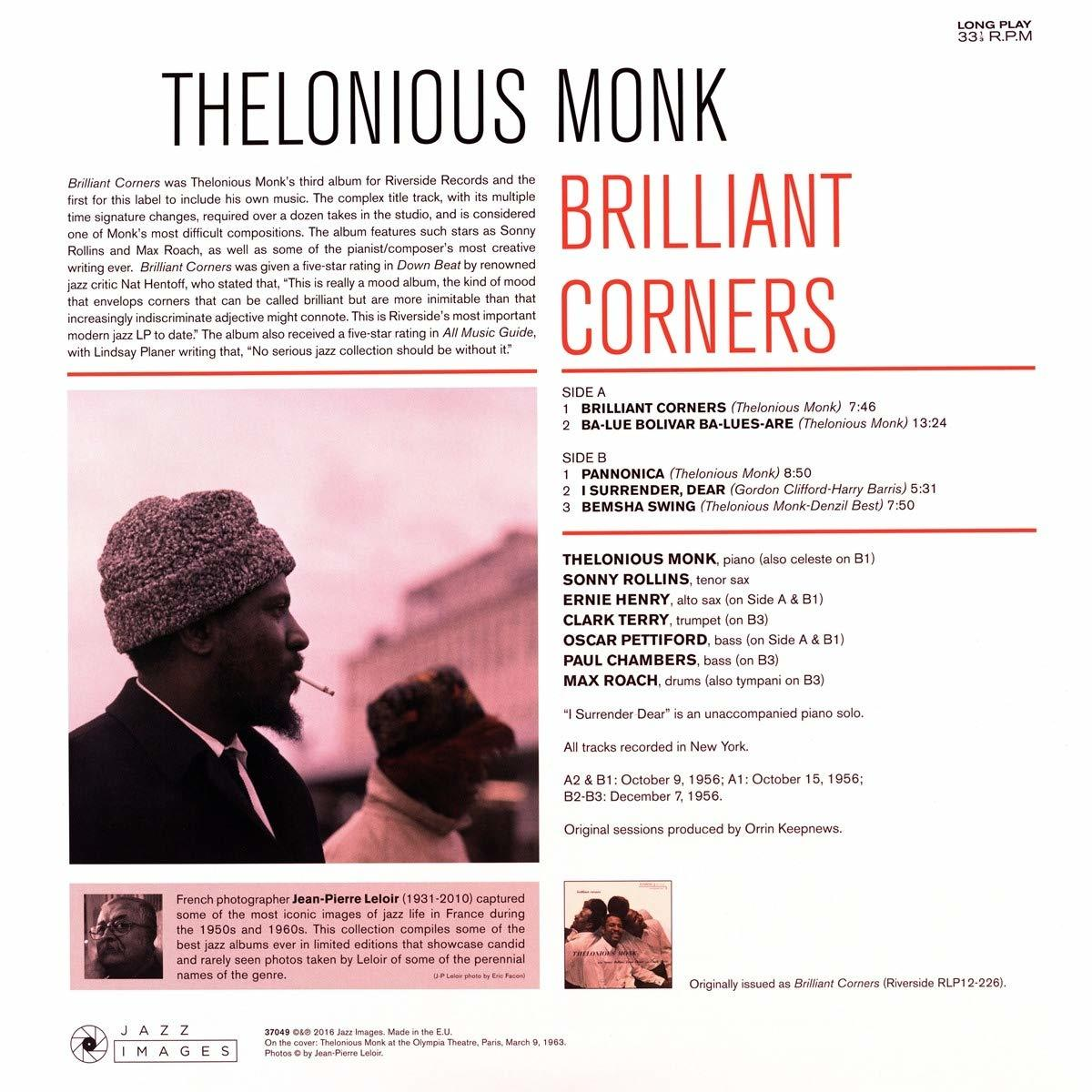 (Vinyl) (180g - Vinyl)-Leloir - Brilliant Thelonious Corners Monk Collection