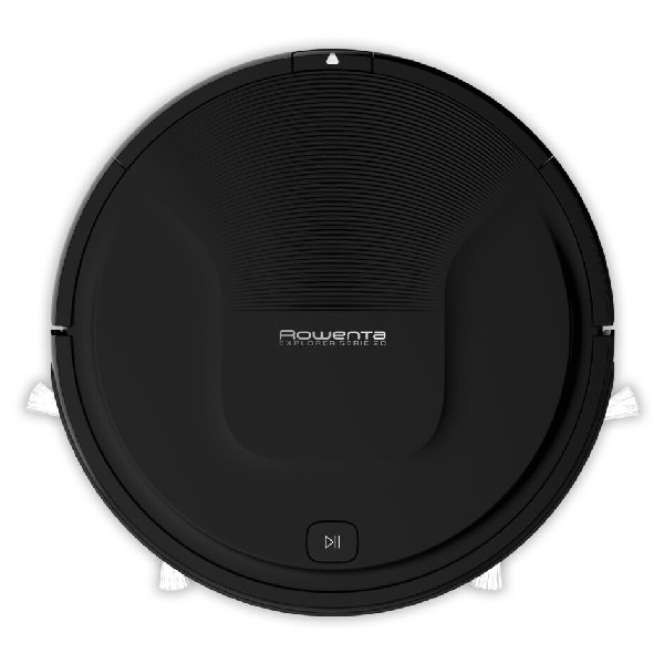 Robot aspirador - Rowenta Explorer RR6825, 0,25 L, Control remoto, Negro