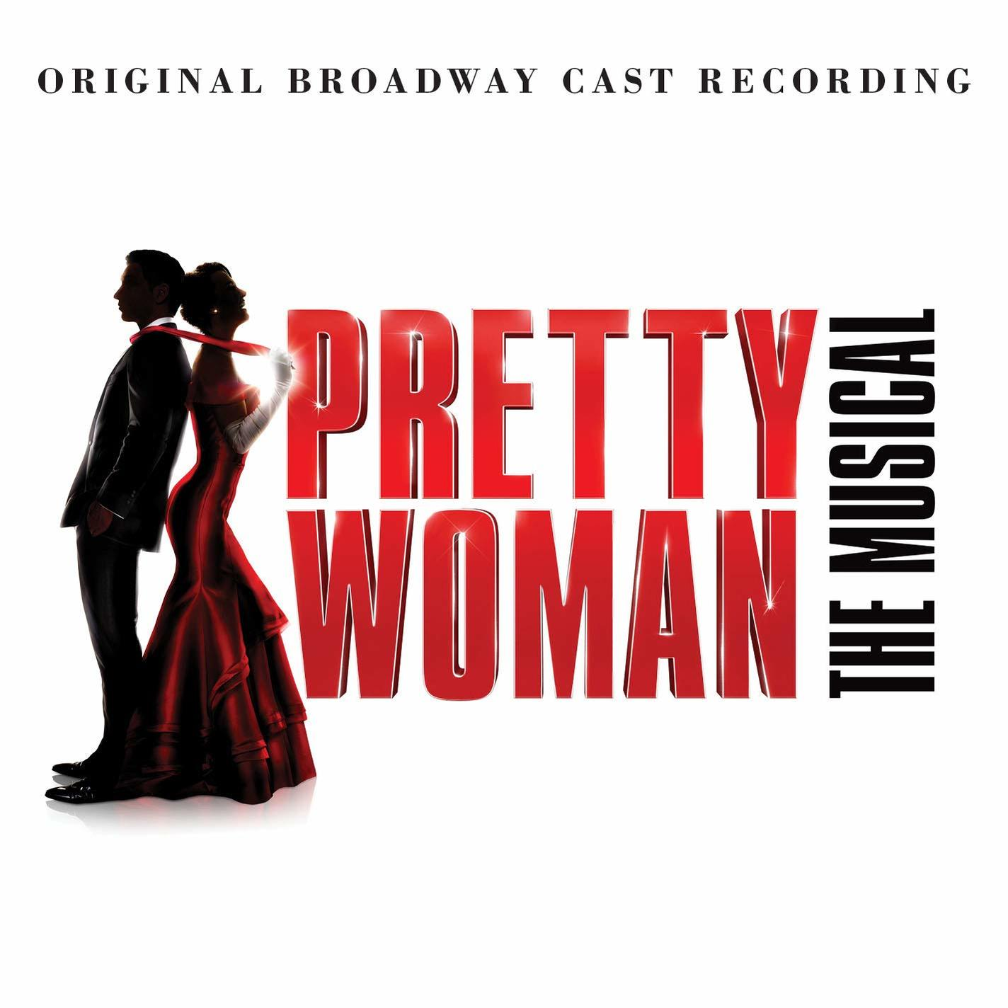 Album borító: Két ember a PRETTY WOMAN, The Musical címmel.