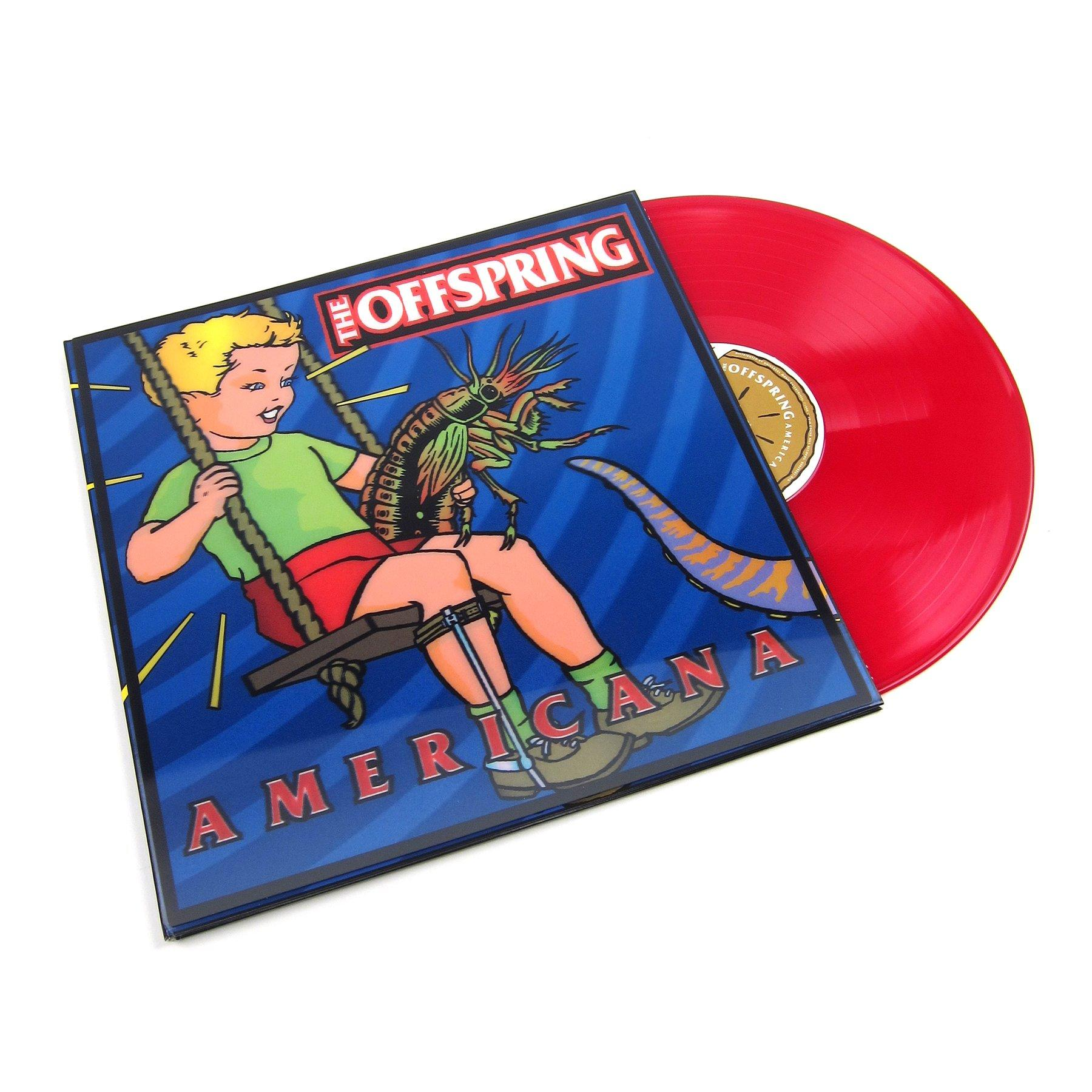 Offspring album borítója. Egy fiú hintázik, egy piros bakelit lemez látható.