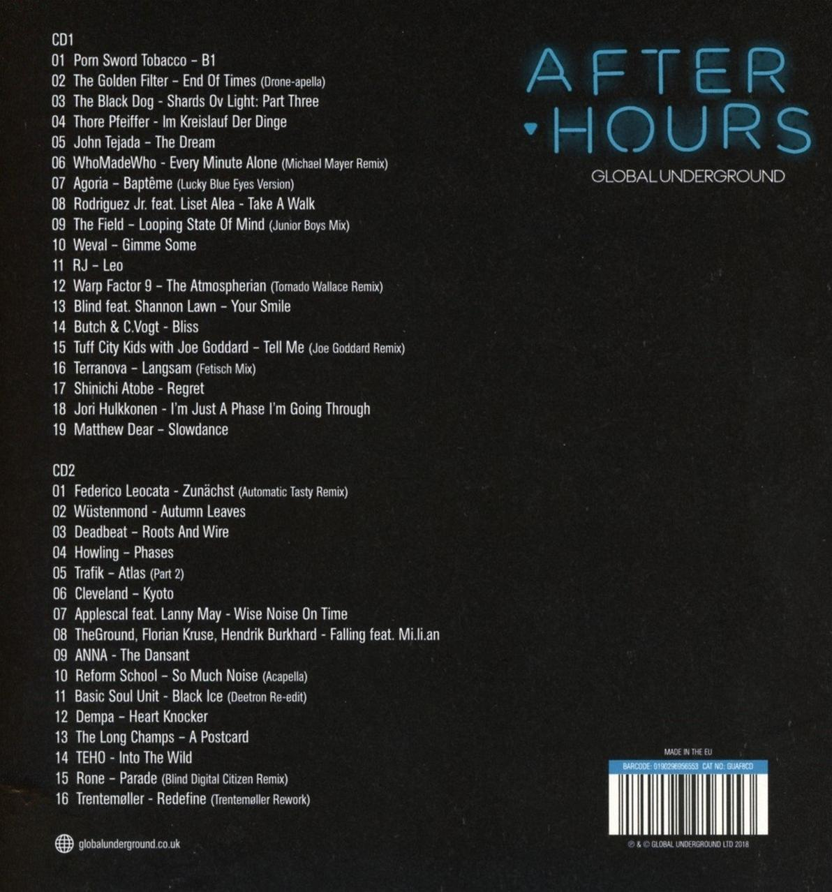 VARIOUS - Global Underground:Afterhours 8  - (CD)