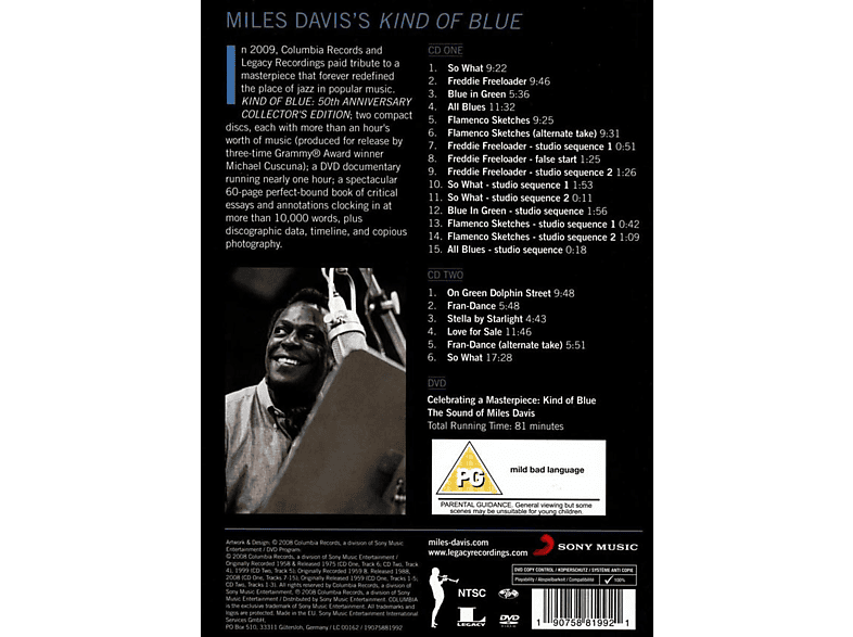 Thumbnail - Miles Davis - Kind Of Blue Deluxe 50th Annivers.Collector's Edit (CD)