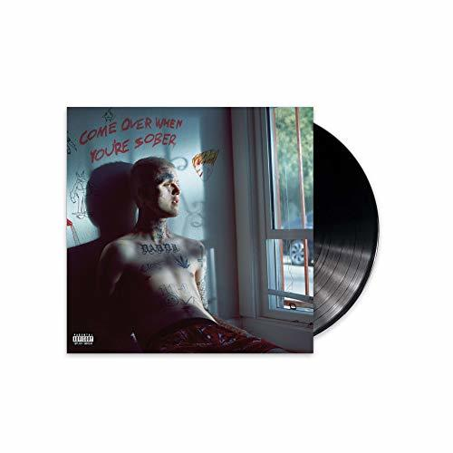 Albumcover mit einem Mann, der an einem Fenster sitzt, eine schwarze Schallplatte befindet sich neben dem Cover.