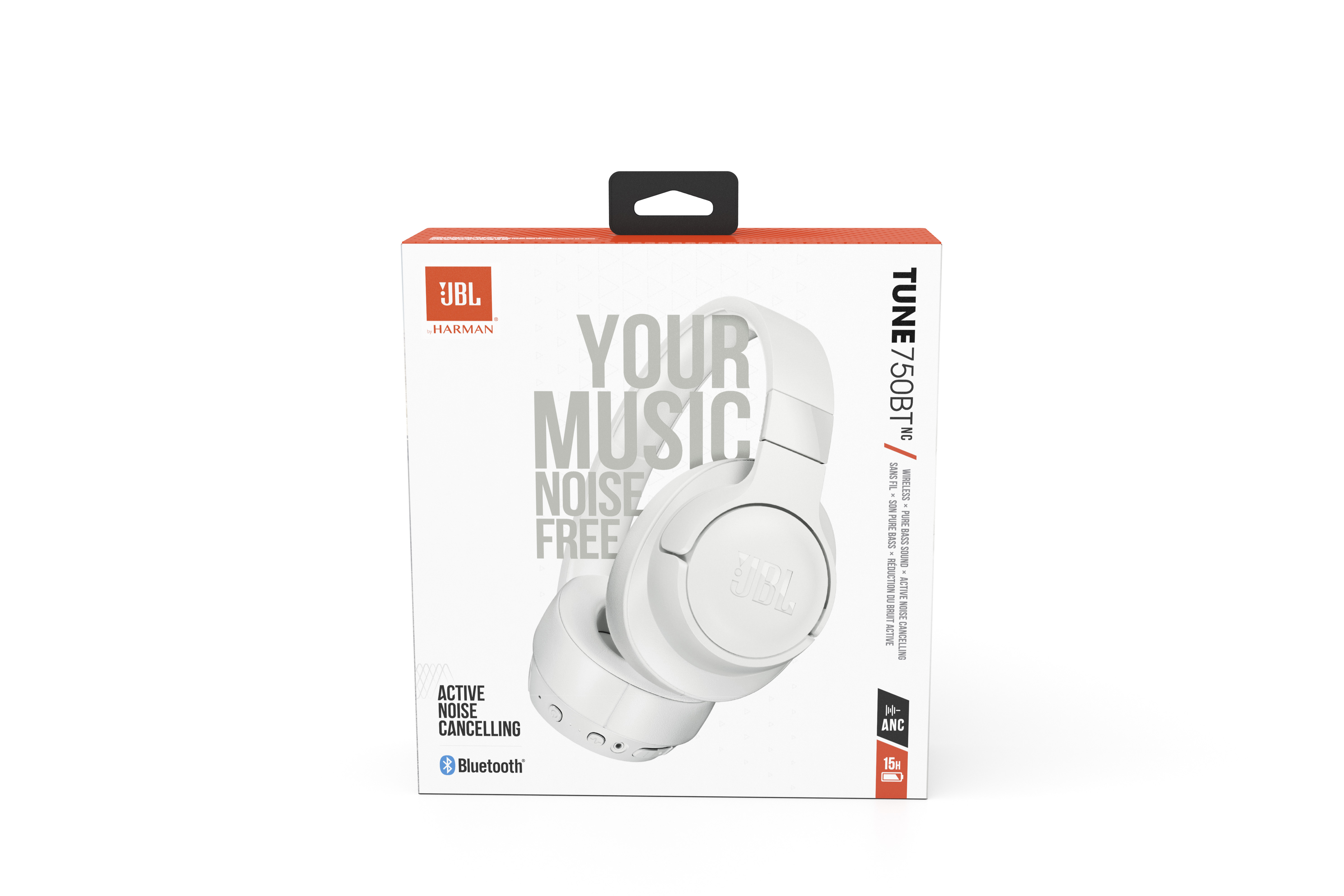 JBL Bluetooth Kopfhörer Tune750BT Over-Ear, weiß