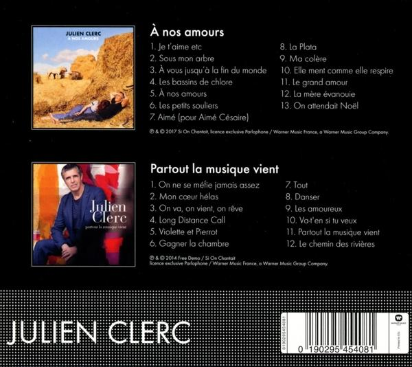 Julien Clerc - Coffret 2CD(A nos amours/Partout la musique vient)  - (CD)