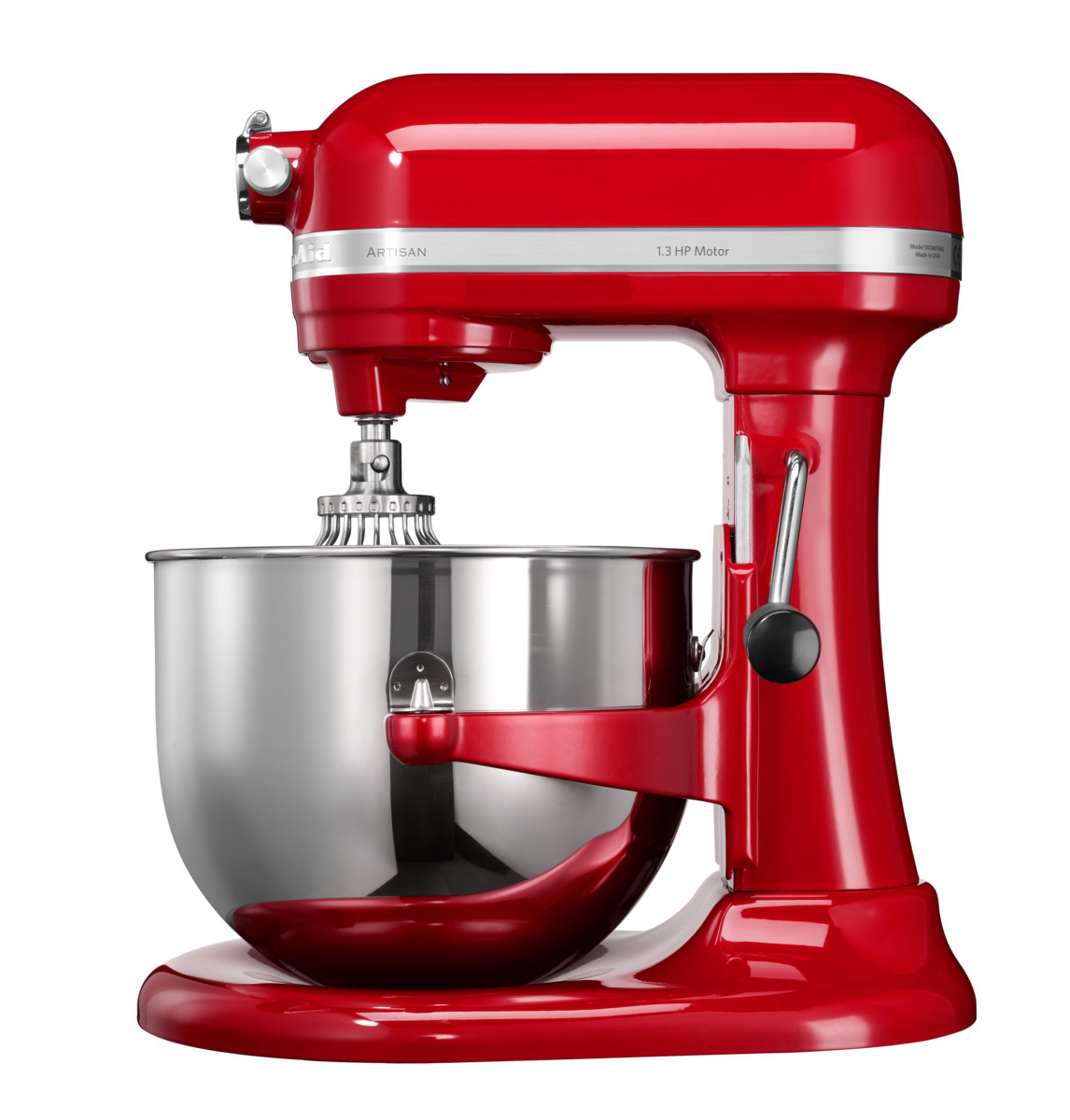 KITCHENAID 5KSM7580XECA Artisan Küchenmaschine Rot (Rührschüsselkapazität: 6,9 l, 500 Watt)