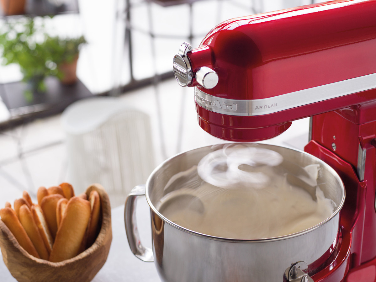 KITCHENAID 5KSM7580XECA Artisan Küchenmaschine Rot (Rührschüsselkapazität: 6,9 l, 500 Watt)