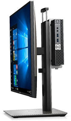 DELL - B2B MFS18 Monitorhalterung, max. 27 Zoll, Schwarz/Silber
