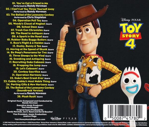 VARIOUS - Toy Story 4 (Original Soundtrack)  - (CD)
