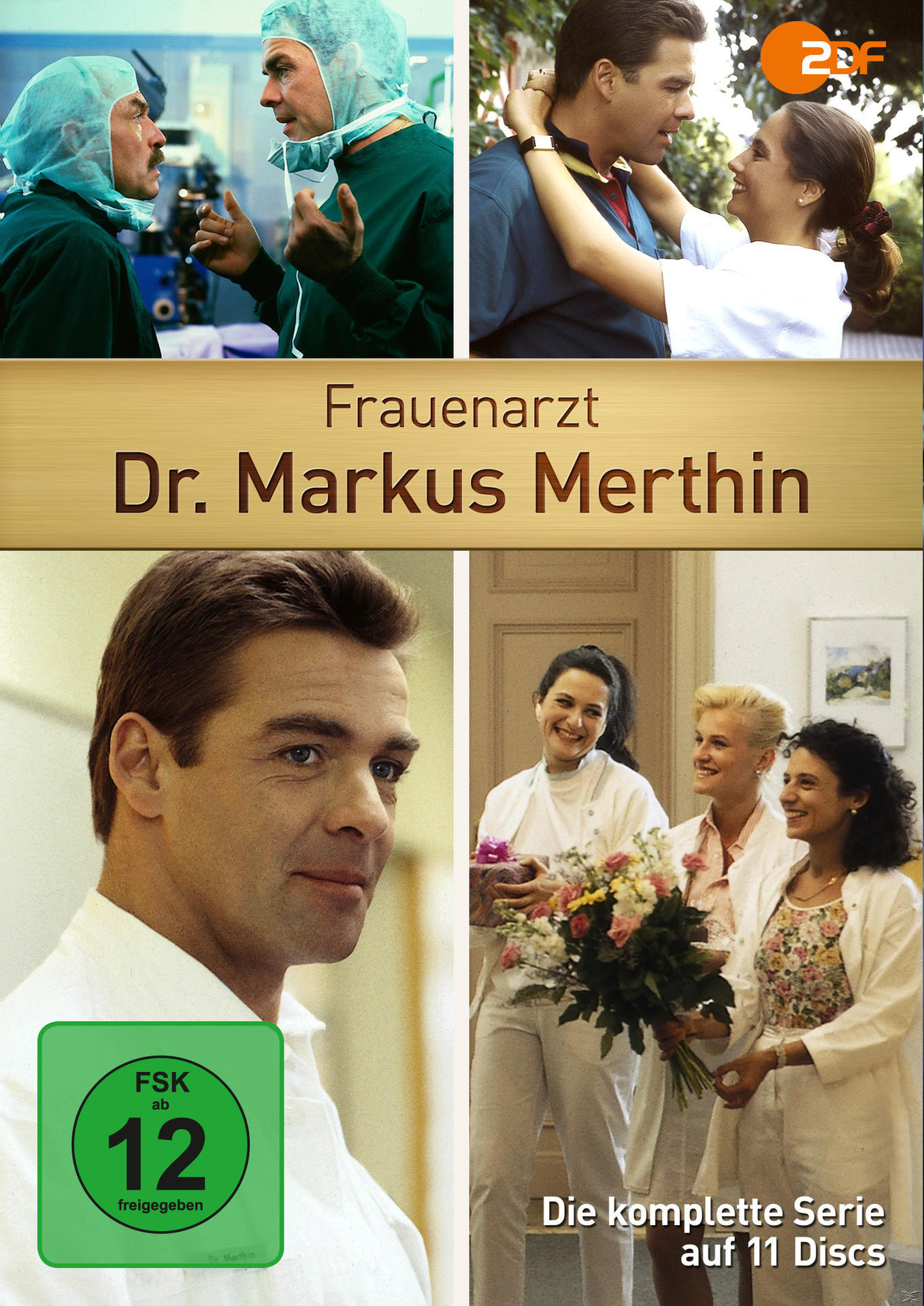 Cover-Art für eine Serie mit Arzt in OP-Kleidung, Titel und weiteren Bildern.