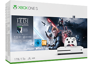 Xbox One S 1TB - Star Wars Jedi: Fallen Order Bundle - Console de jeu - Blanc