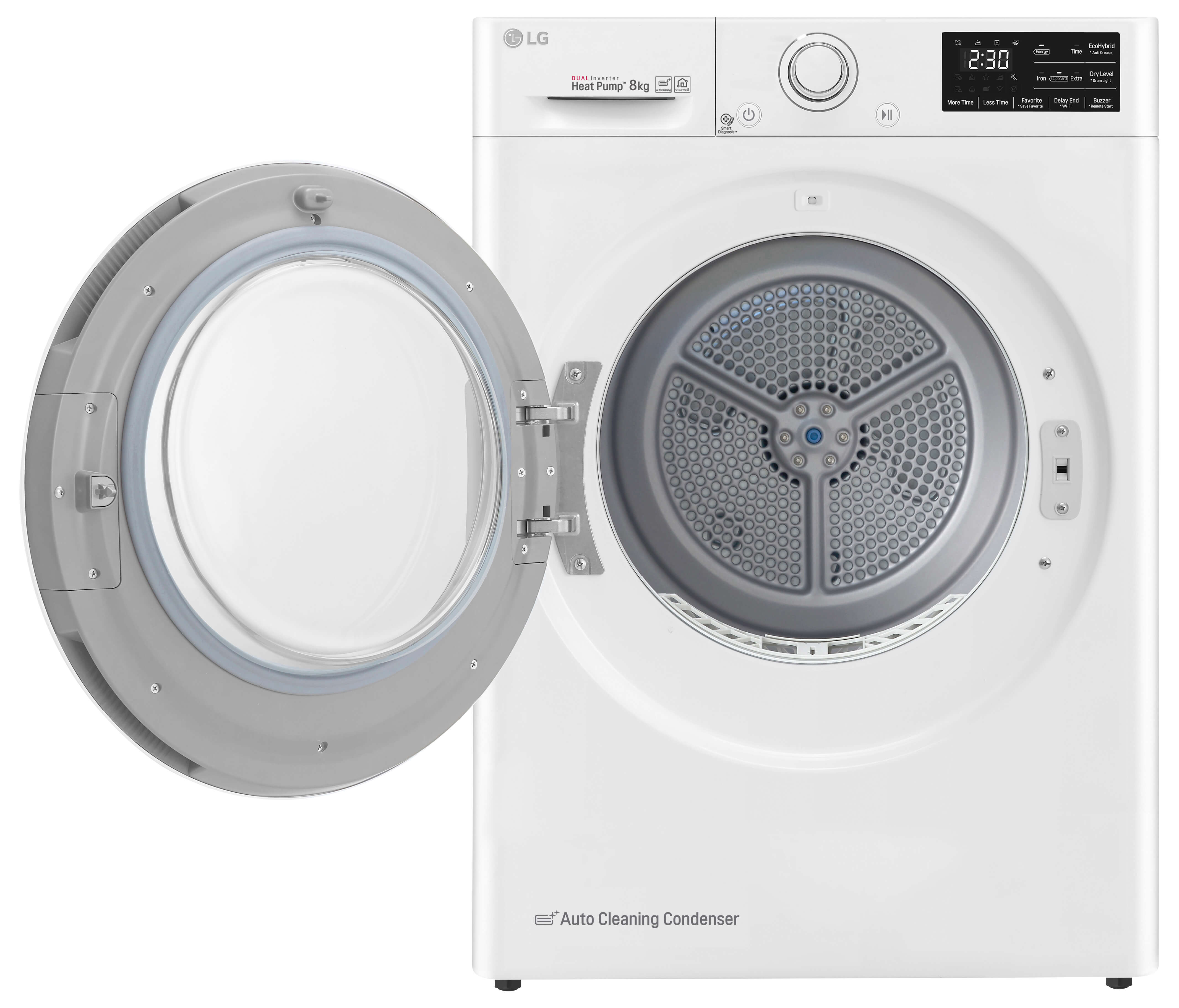 LG RT8DIH1Q Wärmepumpentrockner (8 kg, A+++, Weiß)