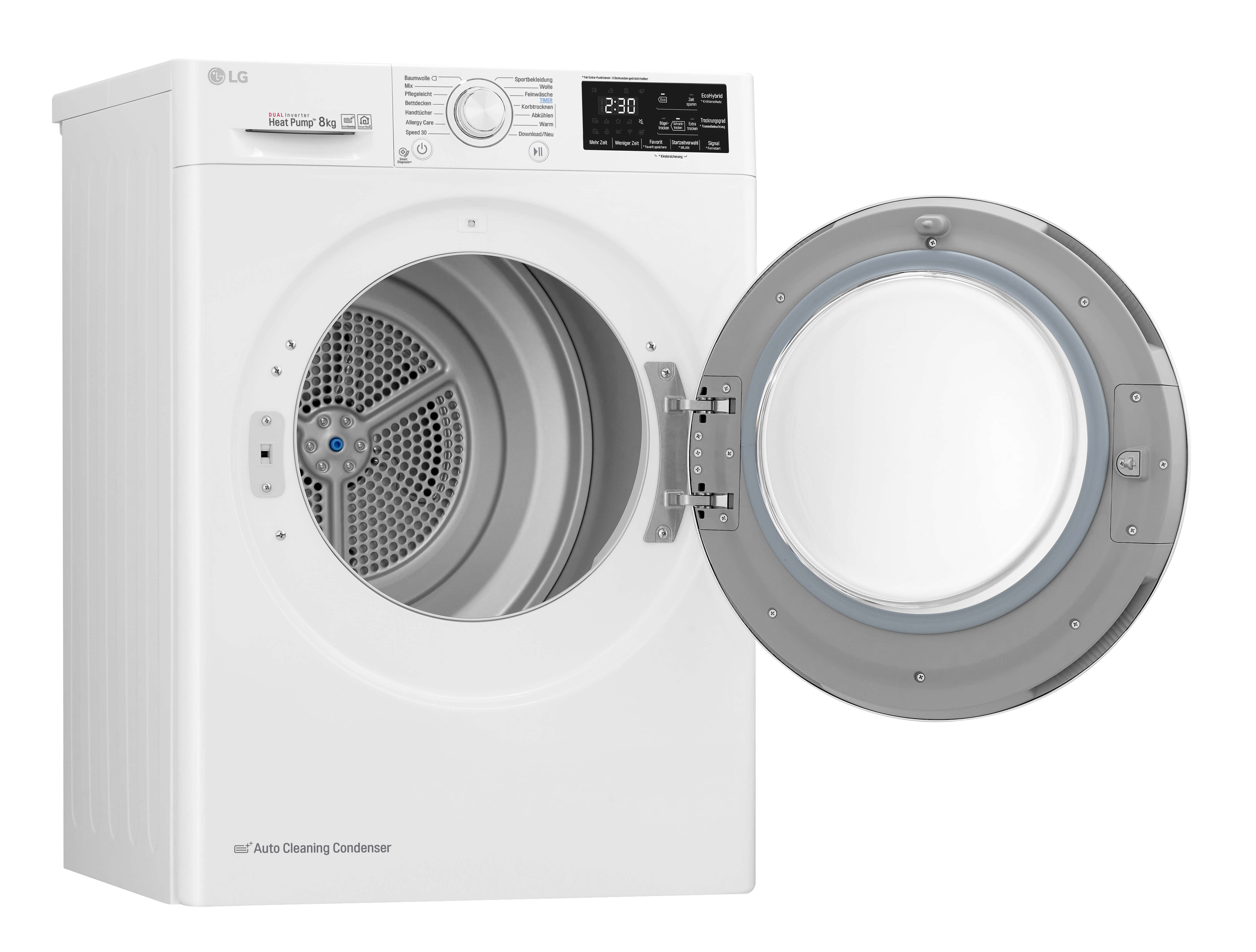 LG RT8DIH1Q Wärmepumpentrockner (8 kg, A+++, Weiß)