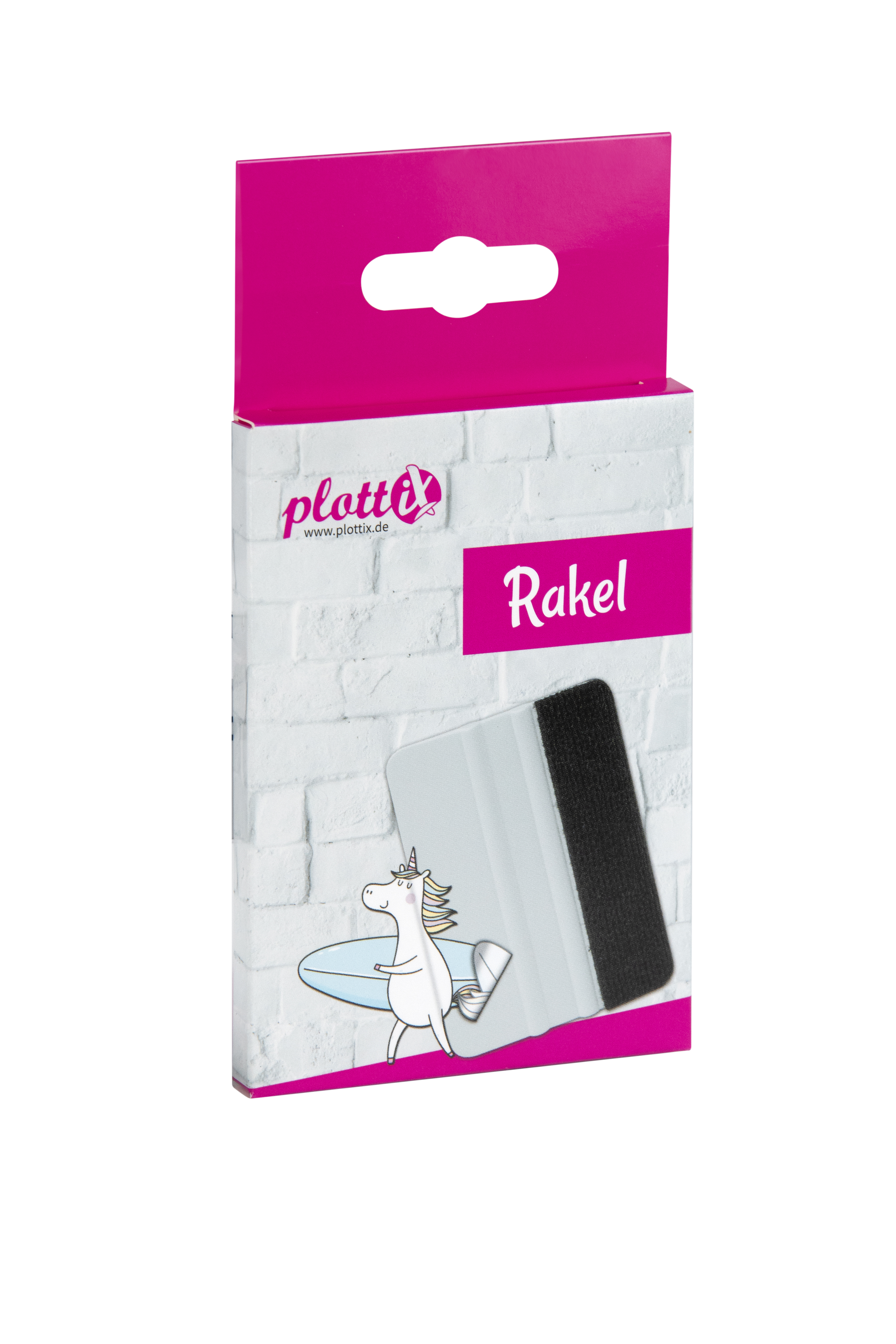 PLOTTIX PX Rakel mit Filzkante - Weiß Rakel