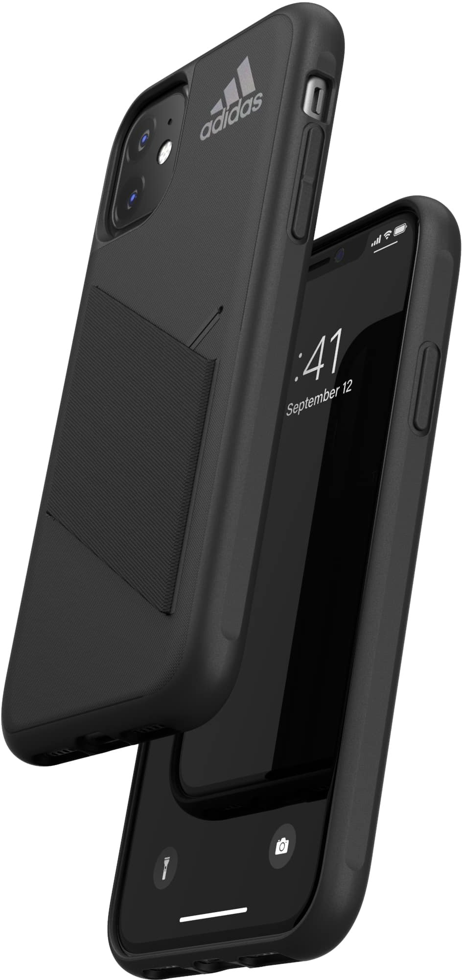 ADIDAS SPORT Protective Pocket, Backcover, Apple, iPhone 11, Schwarz