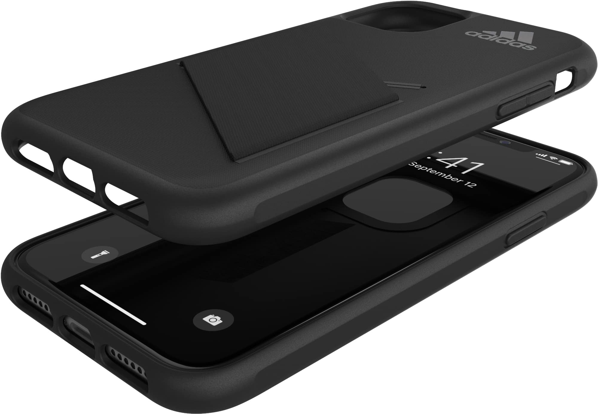 ADIDAS SPORT Protective Pocket, Backcover, Apple, iPhone 11, Schwarz