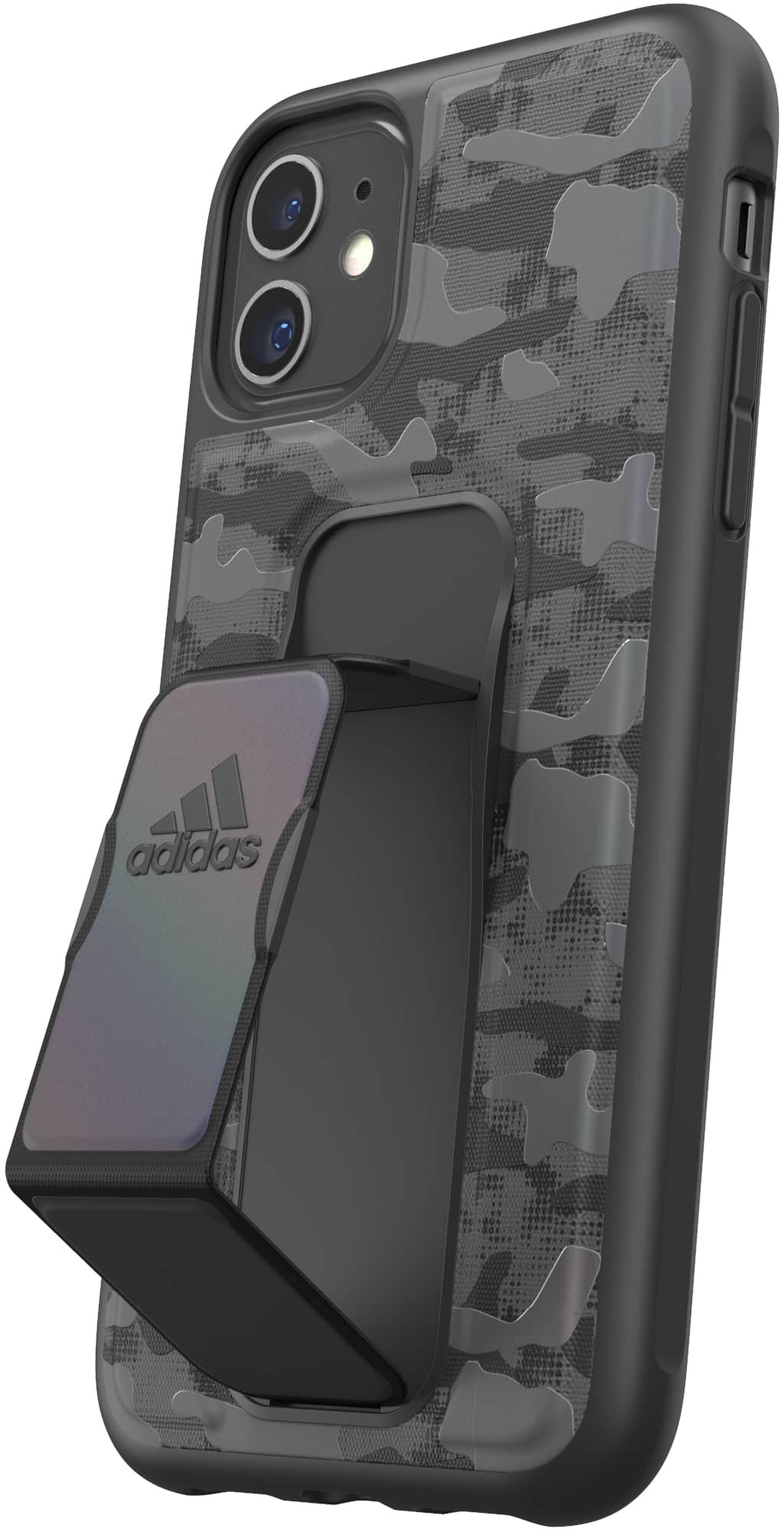 ADIDAS SPORT Grip case CAMO, Backcover, Apple, iPhone 11, Schwarz