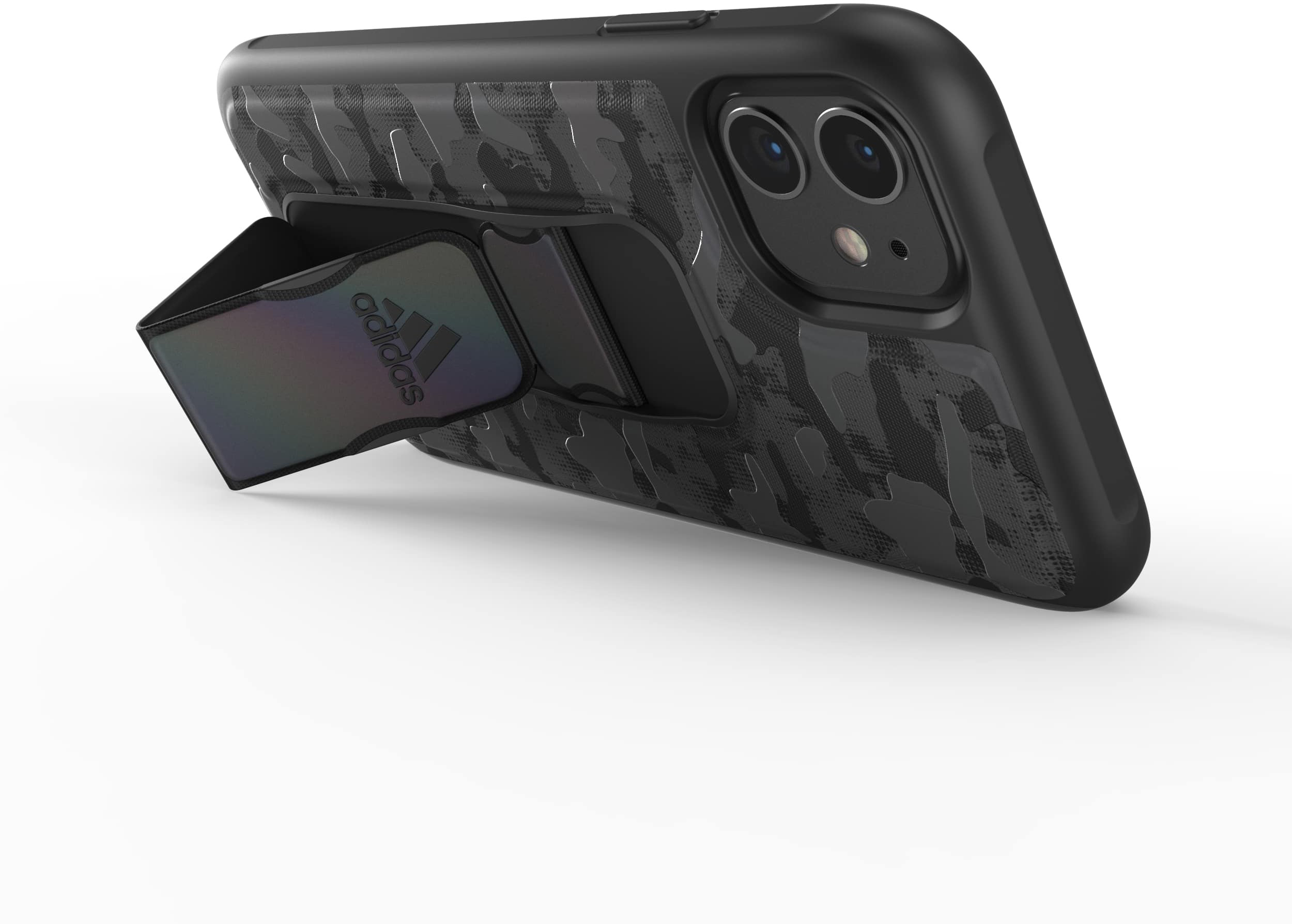 ADIDAS SPORT Grip case CAMO, Backcover, Apple, iPhone 11, Schwarz