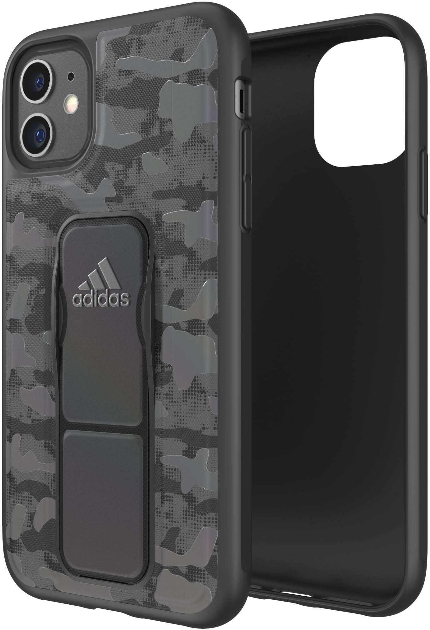 ADIDAS SPORT Grip case CAMO, Backcover, Apple, iPhone 11, Schwarz