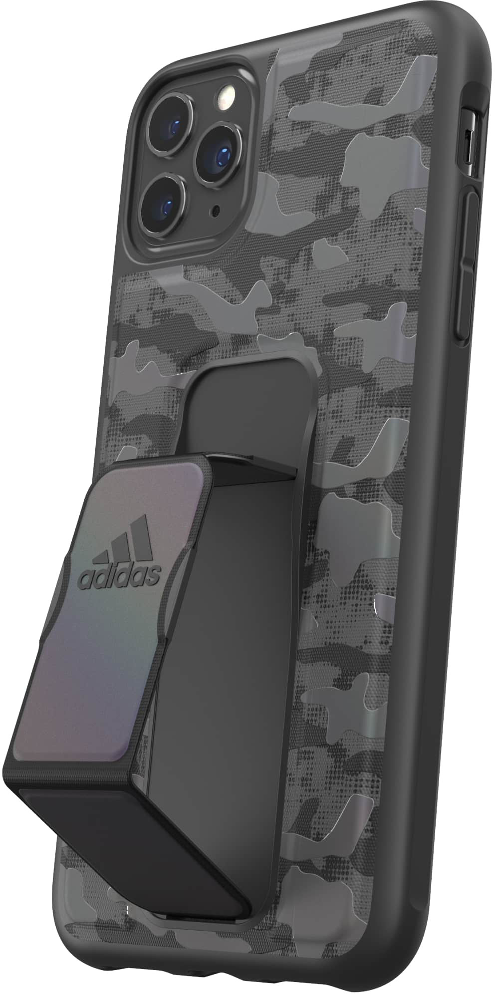 ADIDAS SPORT Grip case CAMO, Backcover, Apple, iPhone 11 Pro Max, Schwarz
