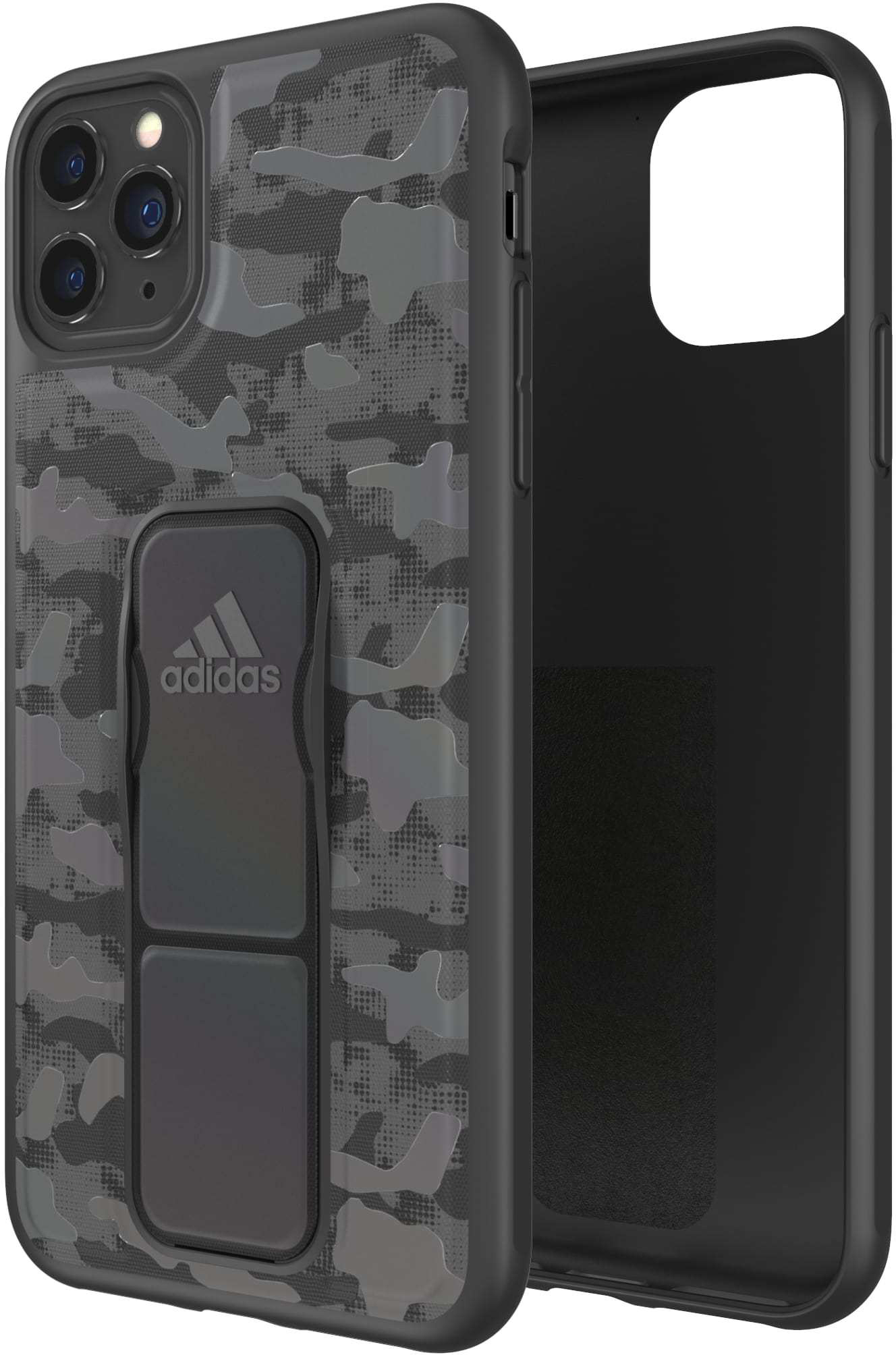 ADIDAS SPORT Grip case CAMO, Backcover, Apple, iPhone 11 Pro Max, Schwarz