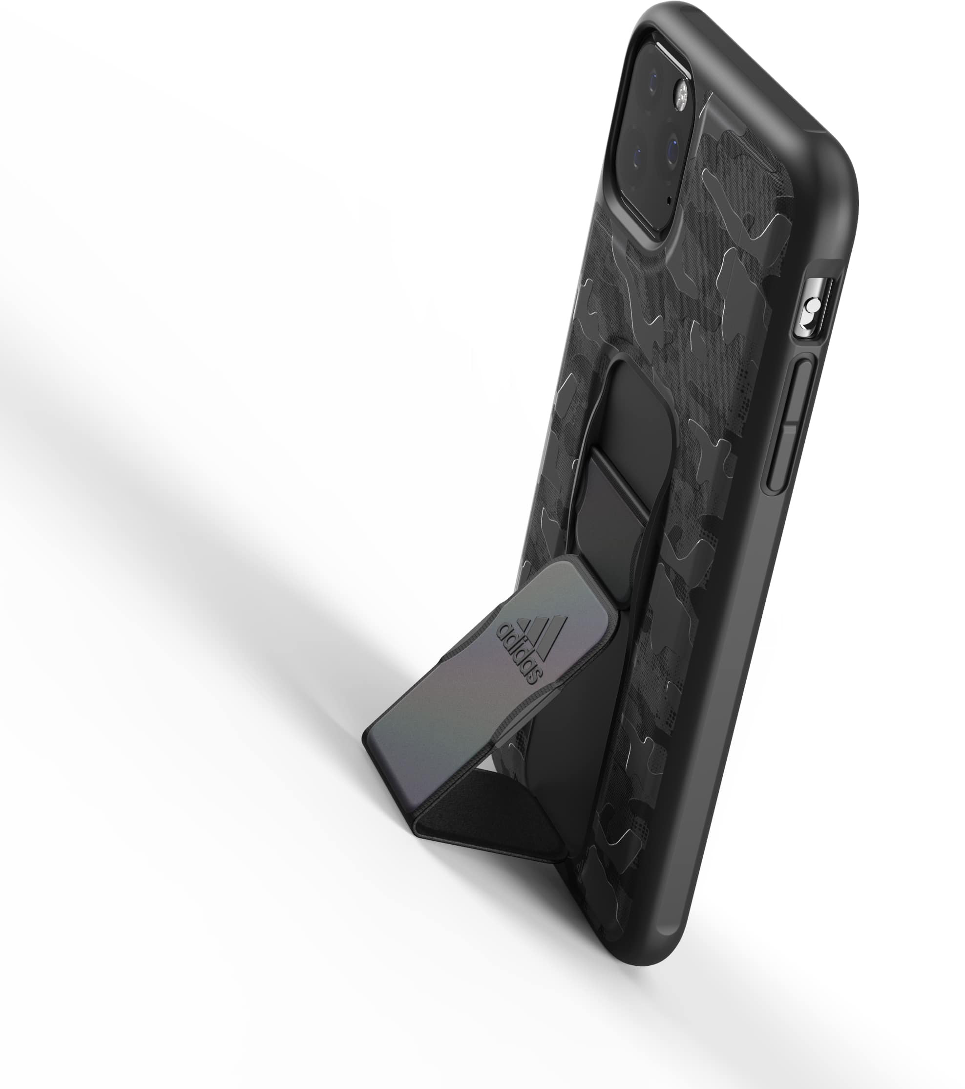ADIDAS SPORT Grip case CAMO, Backcover, Apple, iPhone 11 Pro Max, Schwarz