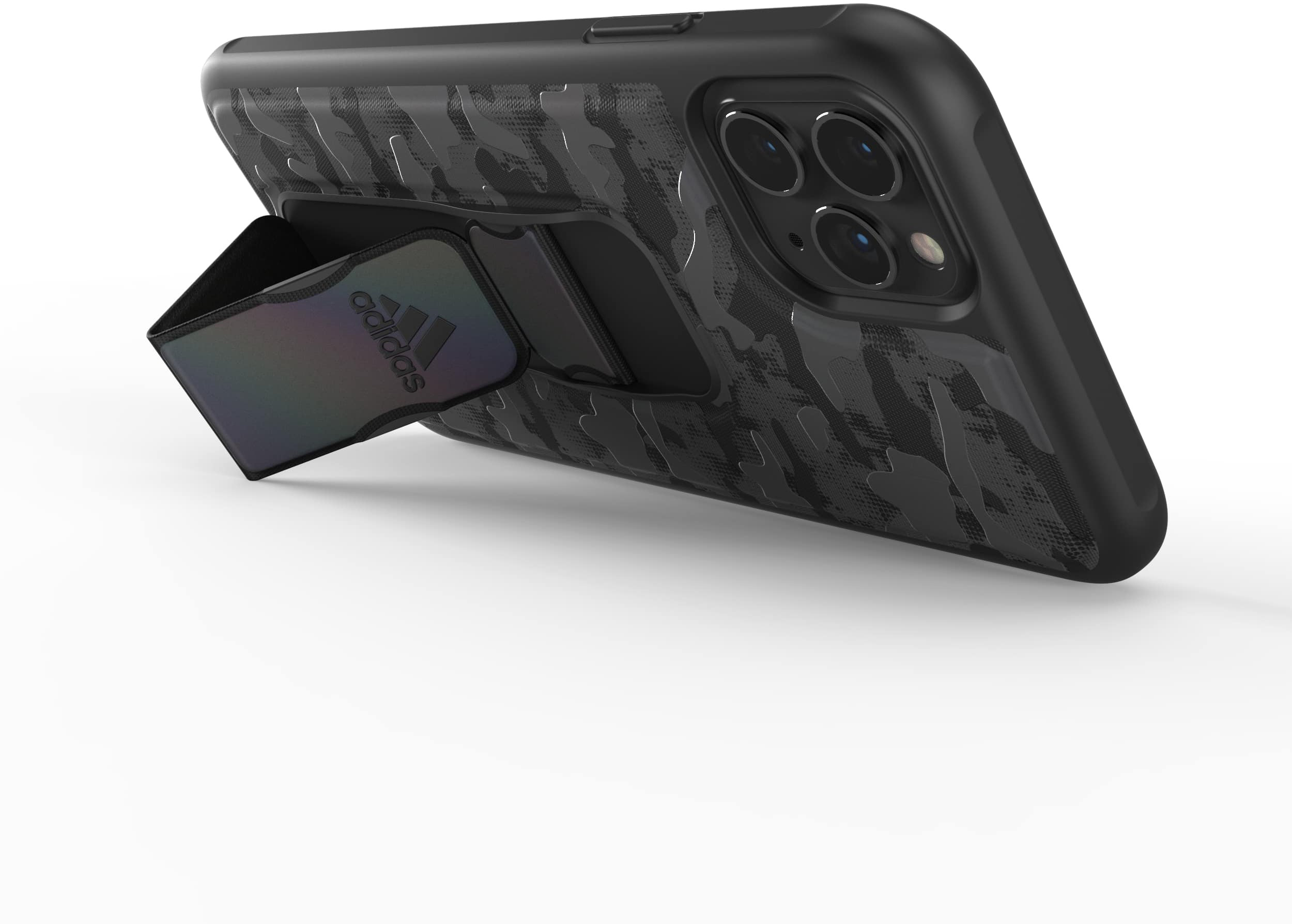 ADIDAS SPORT Grip case CAMO, Backcover, Apple, iPhone 11 Pro Max, Schwarz