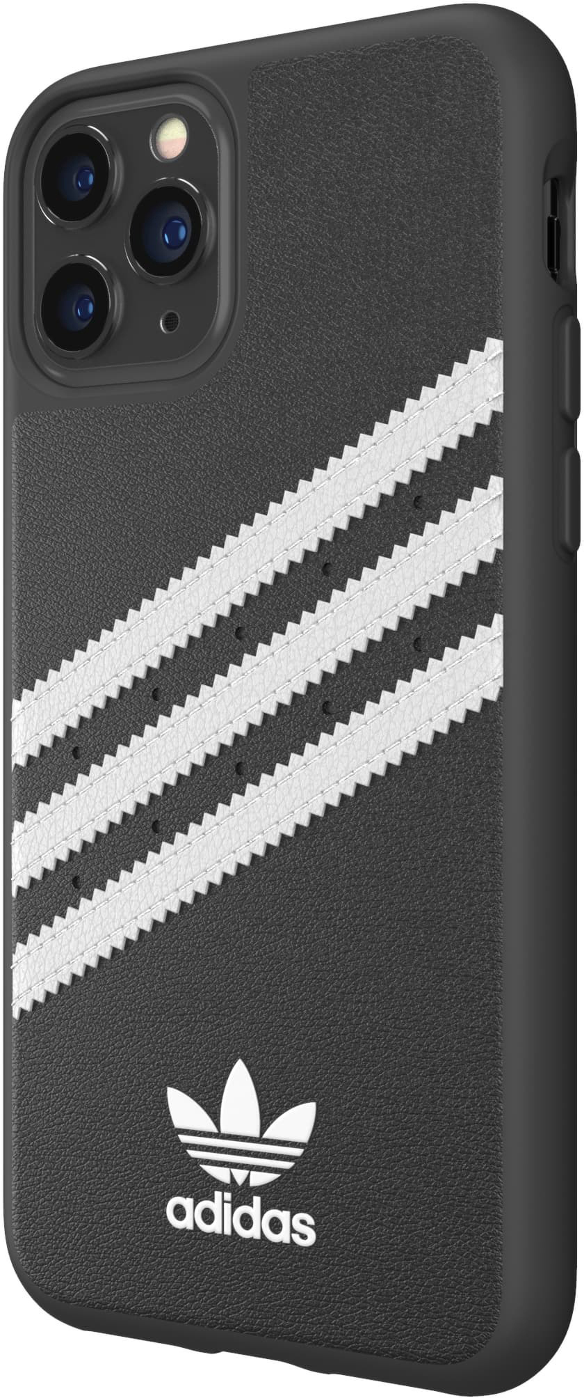 ADIDAS ORIGINALS Moulded Case PU, Backcover, Apple, iPhone 11 Pro, Schwarz/Weiß
