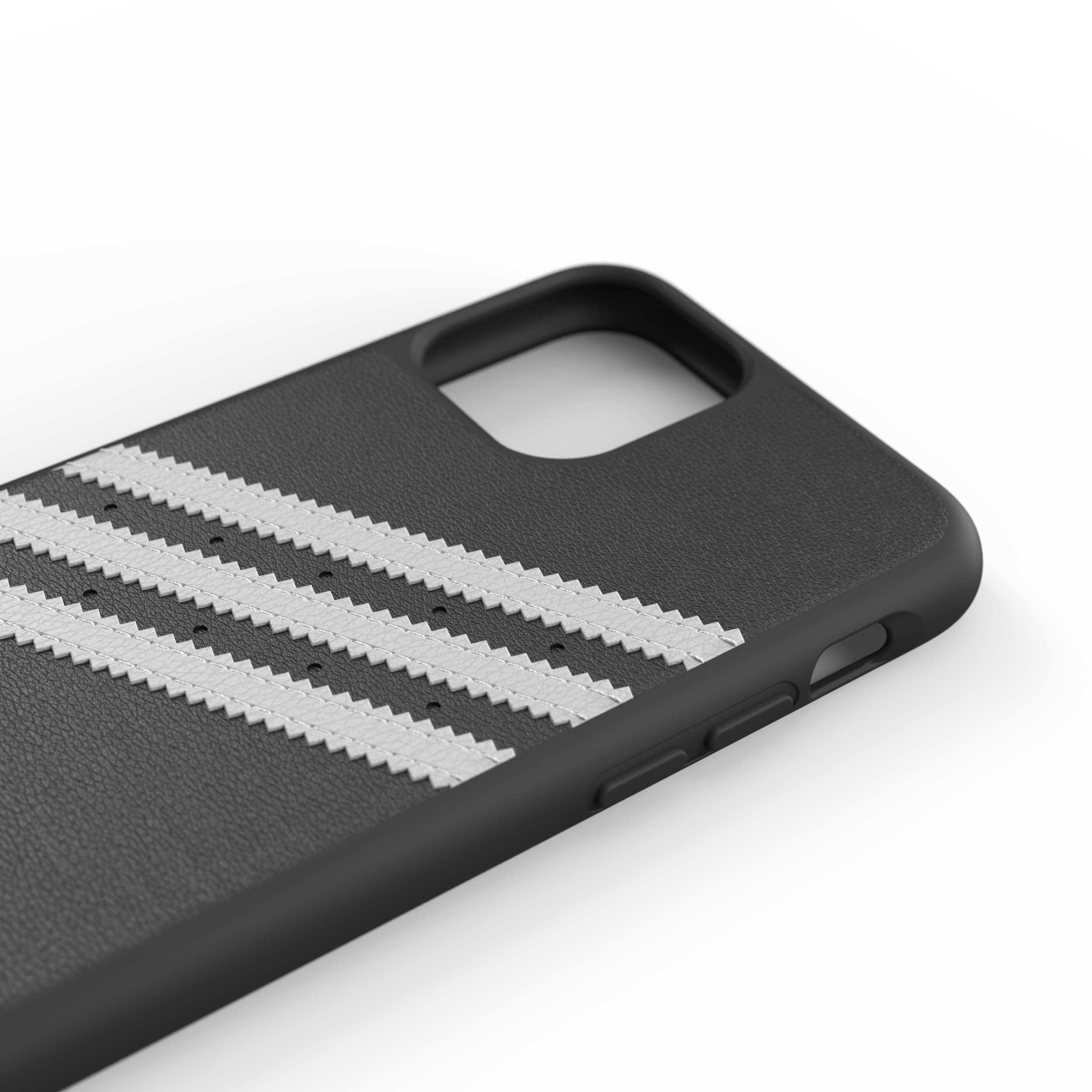 ADIDAS ORIGINALS Moulded Case PU, Backcover, Apple, iPhone 11 Pro, Schwarz/Weiß