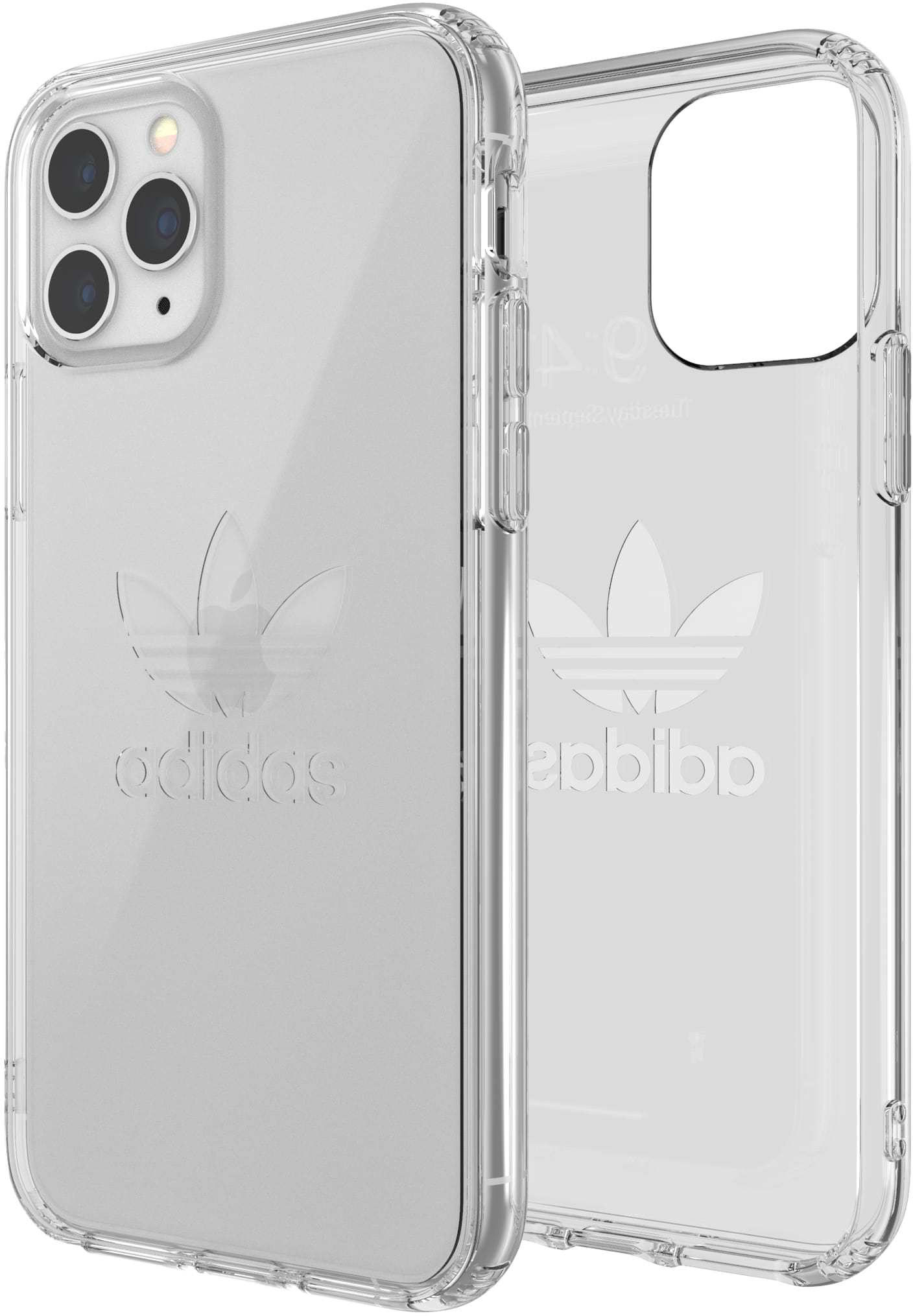 ADIDAS ORIGINALS Protective Clear Case Pro, Apple, 11 Backcover, iPhone Big Logo, Transparent