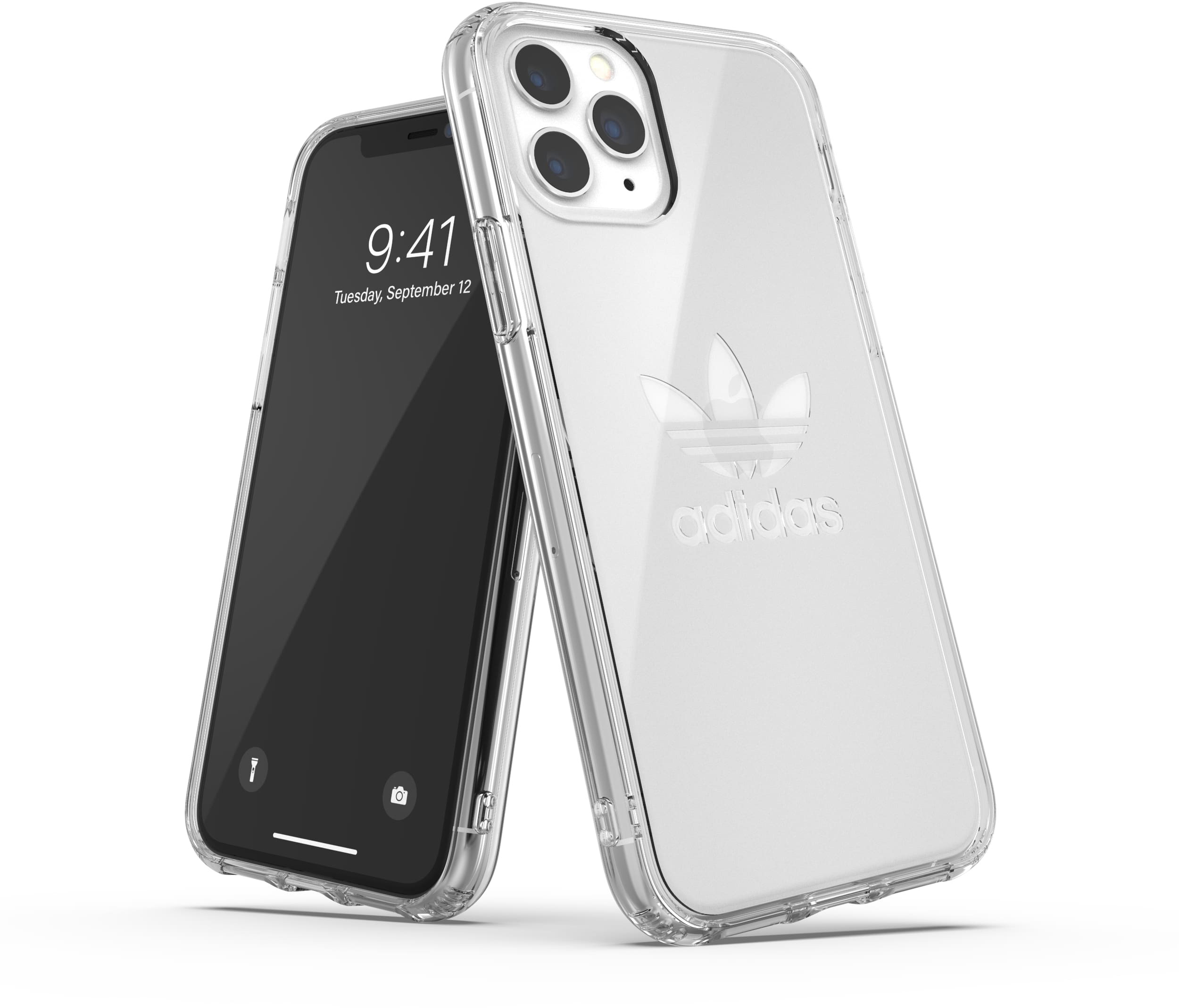 ADIDAS ORIGINALS Protective Clear Case Big Logo, Backcover, Apple, iPhone 11 Pro, Transparent