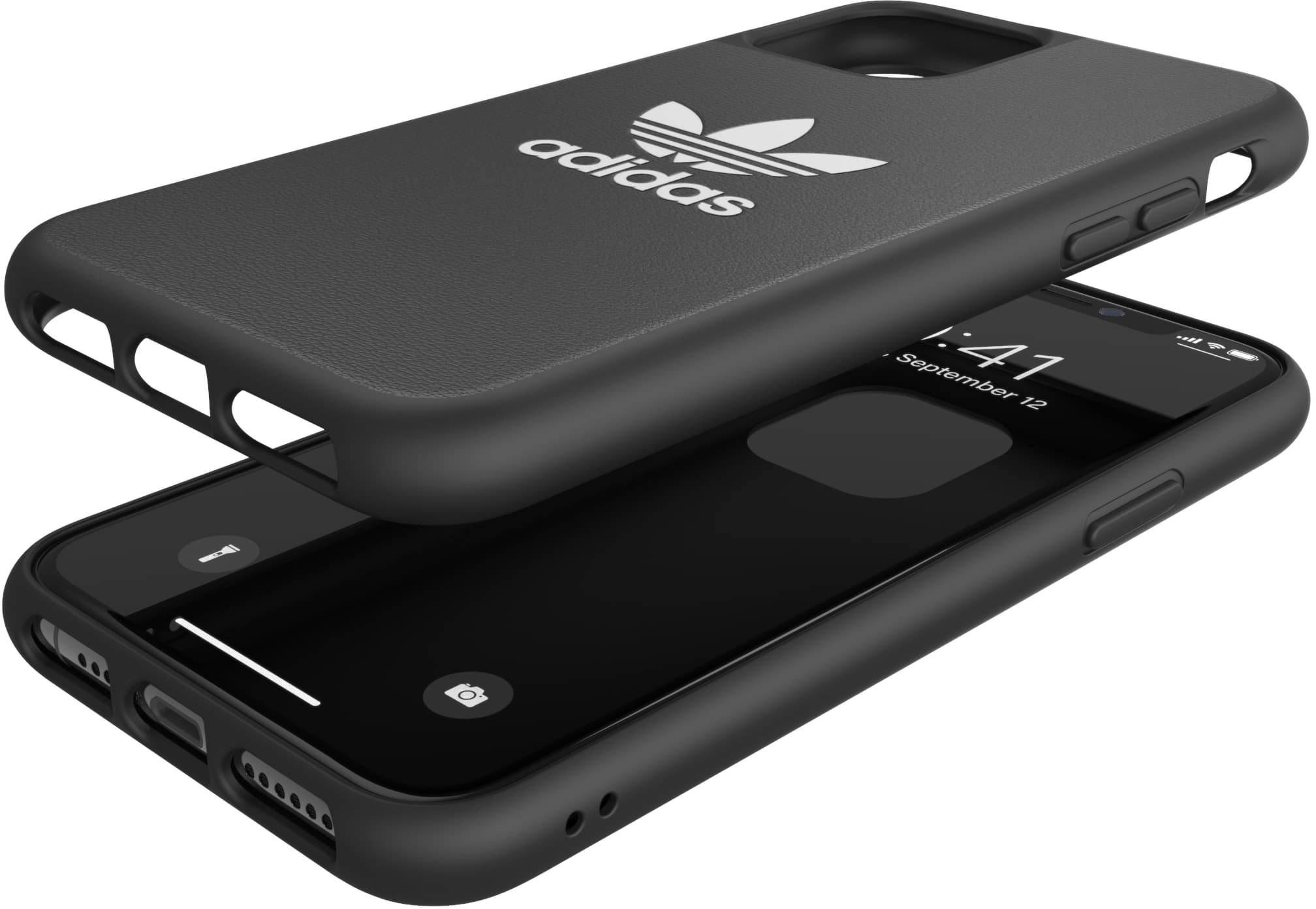 ADIDAS ORIGINALS Moulded Case BASIC, Backcover, Apple, iPhone 11 Pro, Schwarz