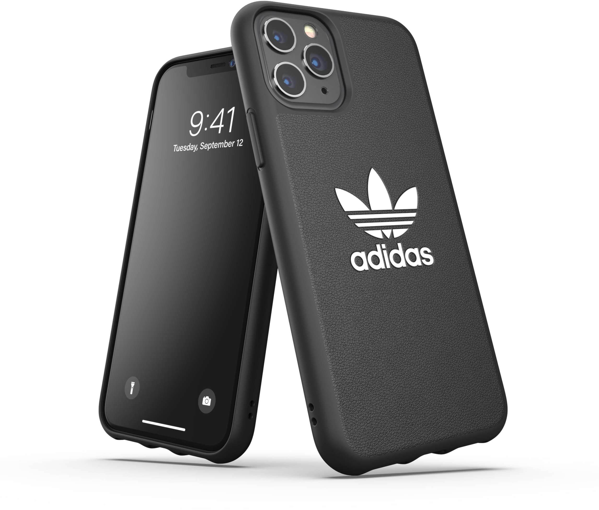 ADIDAS ORIGINALS BASIC, Pro, iPhone Backcover, Schwarz Case 11 Apple, Moulded