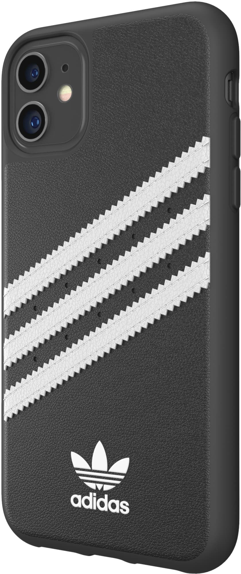 ADIDAS ORIGINALS Moulded Case PU, Backcover, Apple, iPhone 11, Schwarz/Weiß