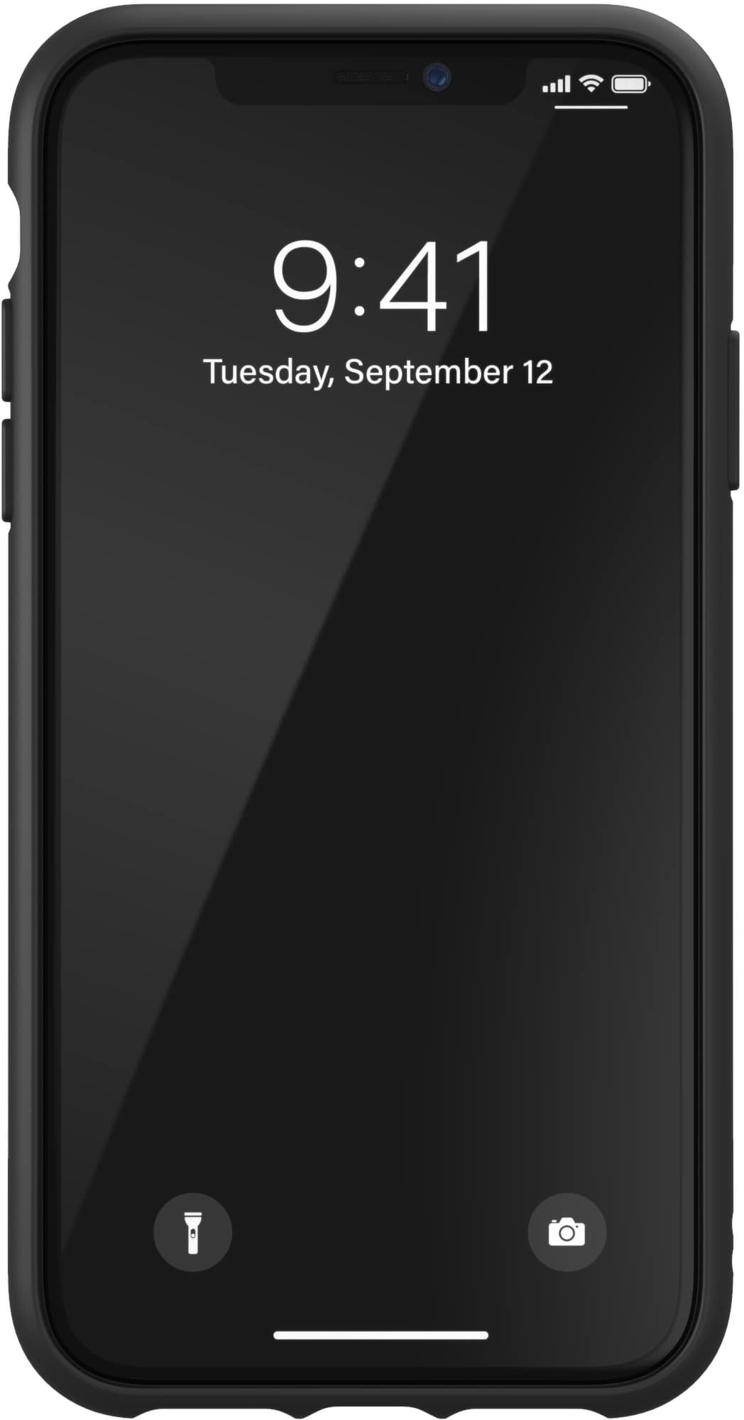 ADIDAS ORIGINALS Moulded Case PU, Backcover, Apple, iPhone 11, Schwarz/Weiß