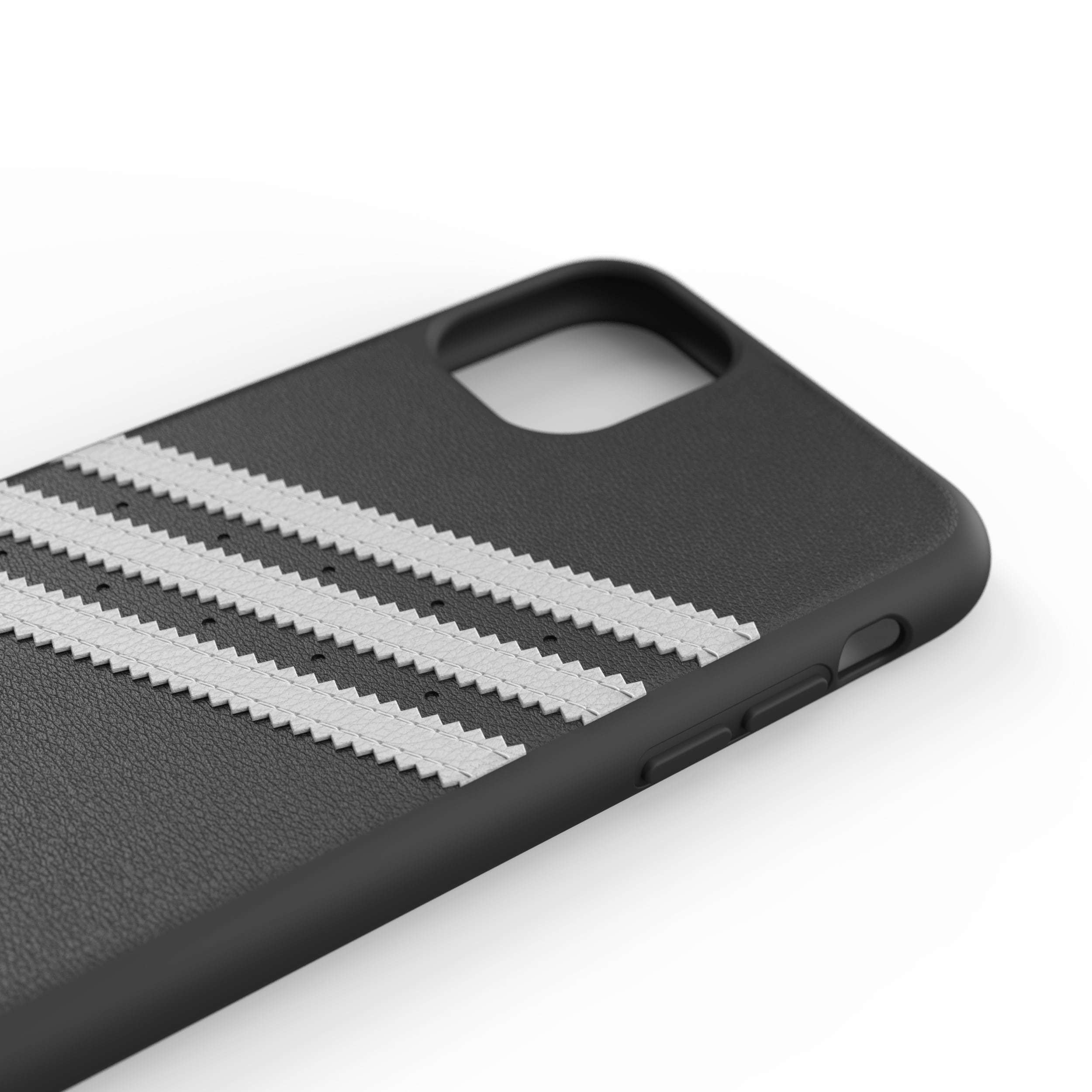 ADIDAS ORIGINALS Moulded Case PU, Backcover, Apple, iPhone 11, Schwarz/Weiß