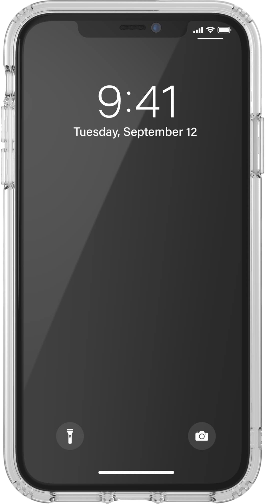 ADIDAS ORIGINALS Protective Clear Case Big Logo, Backcover, Apple, iPhone 11, Transparent