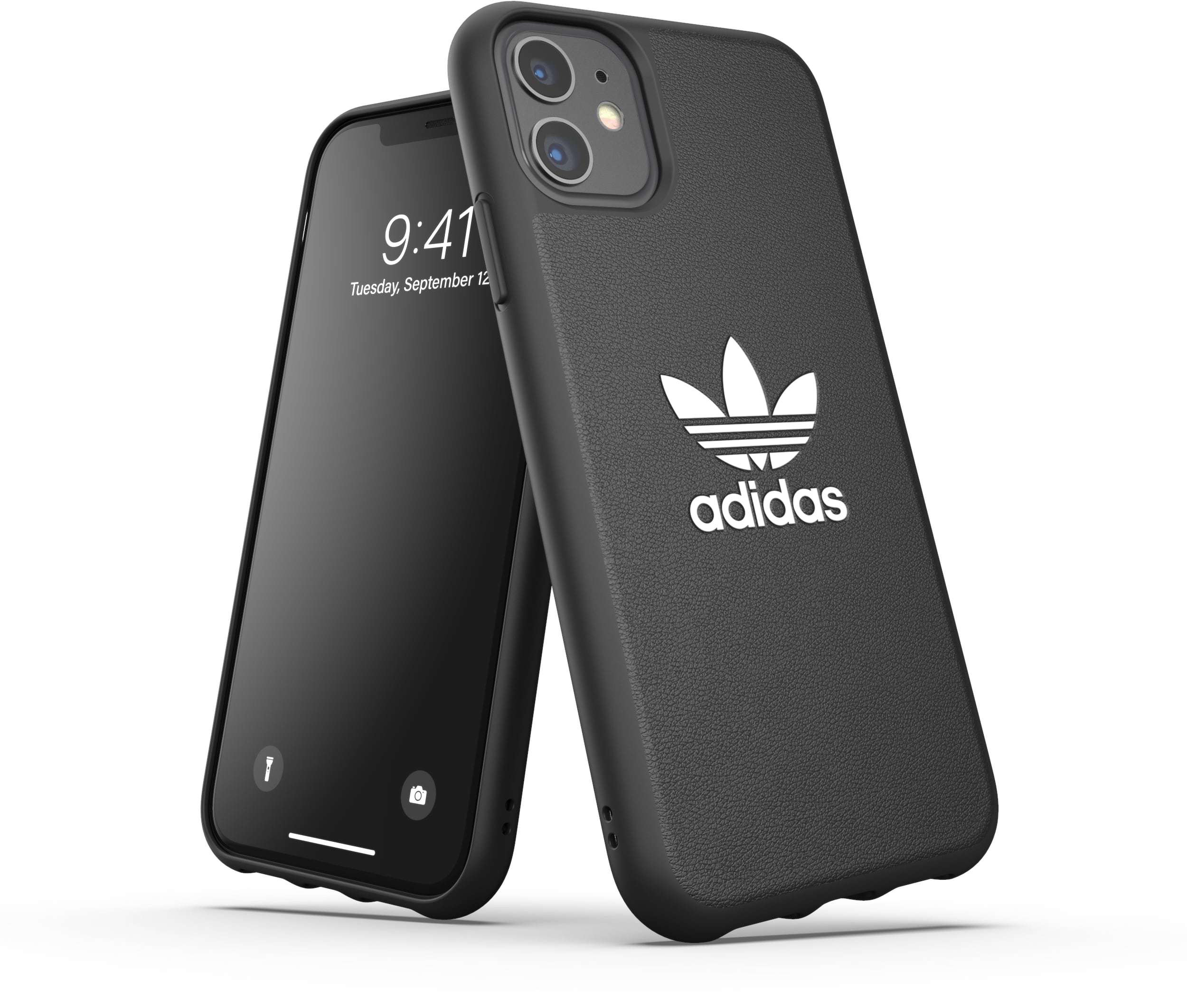 ADIDAS ORIGINALS Moulded Case BASIC, Backcover, Apple, iPhone 11, Schwarz