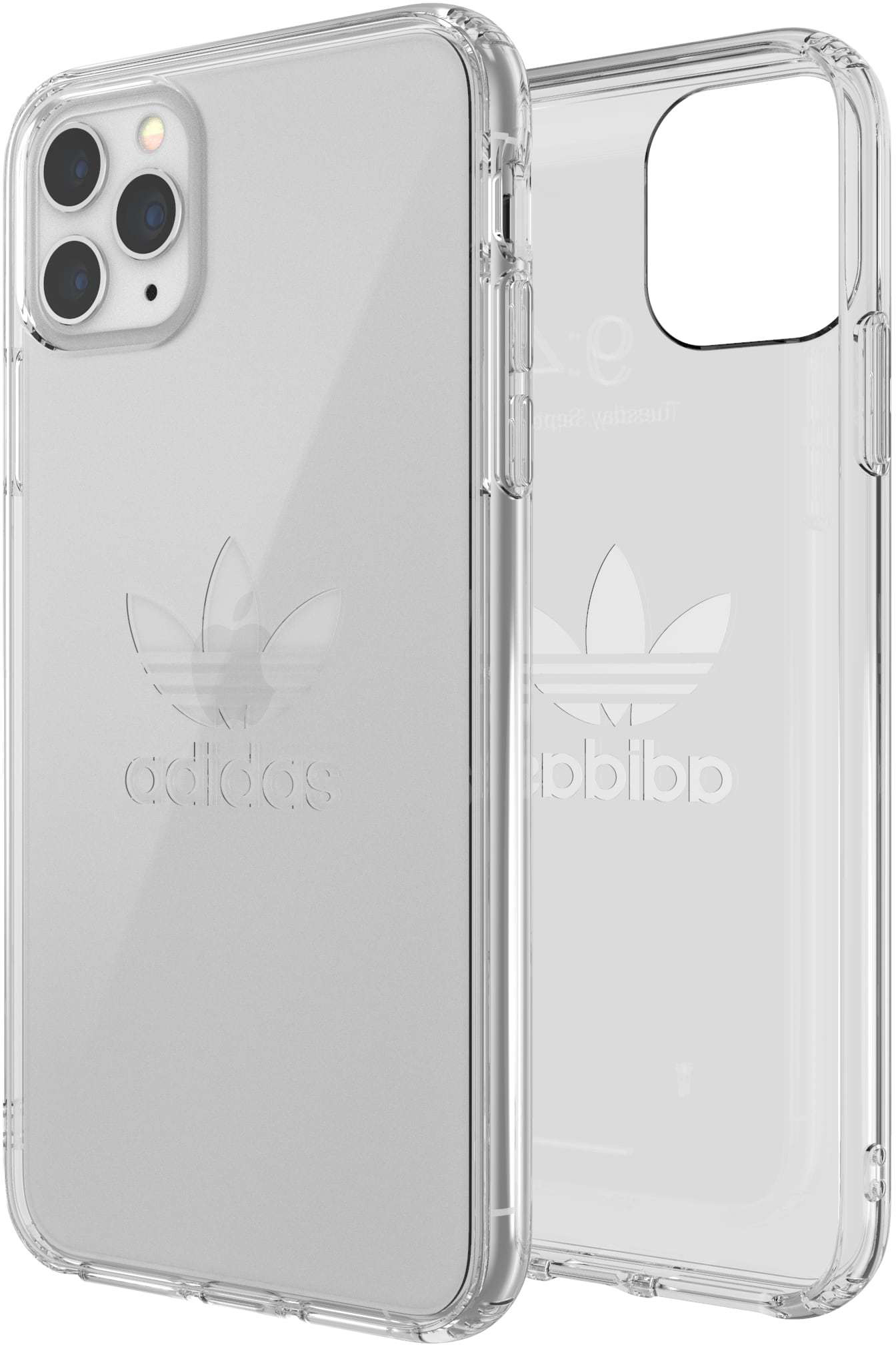 ADIDAS ORIGINALS Protective Clear Case Big Logo, Backcover, Apple, iPhone 11 Pro Max, Transparent