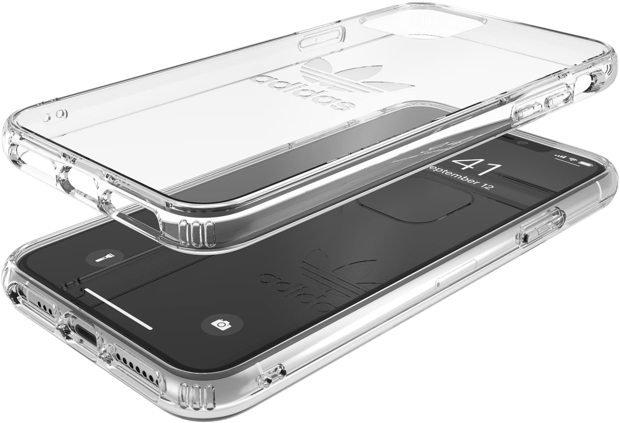 ADIDAS ORIGINALS Protective Clear Case Big Logo, Backcover, Apple, iPhone 11 Pro Max, Transparent