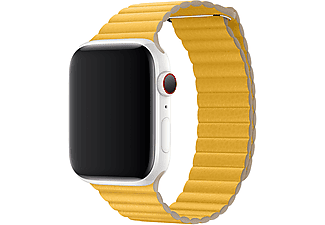 APPLE Loop in pelle 44 mm - Bracciale di ricambio (Limone scuro)